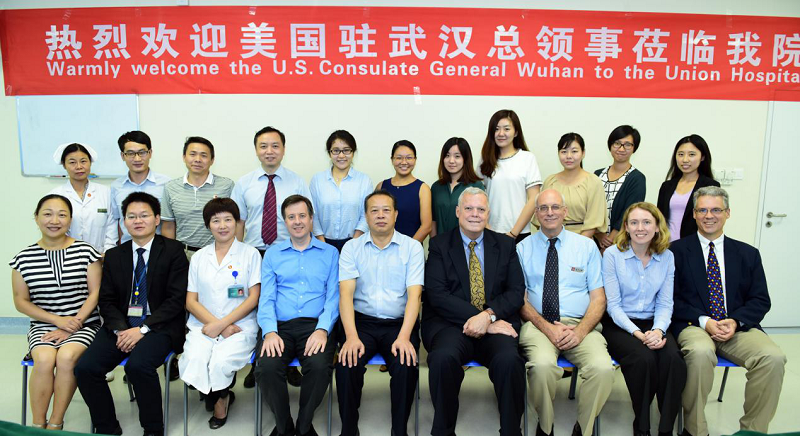 The U.S. Consulate General Wuhan Visits Wuhan Union Hospital